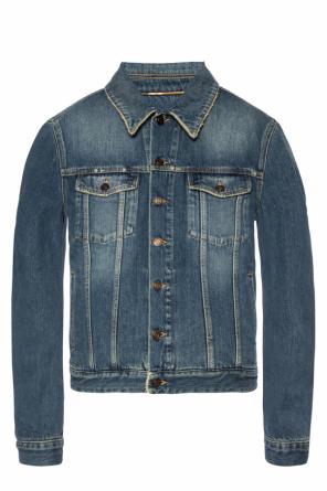 Denim jacket with a print, zdjęcie 1 Denim jacket with a print od Saint Laurent